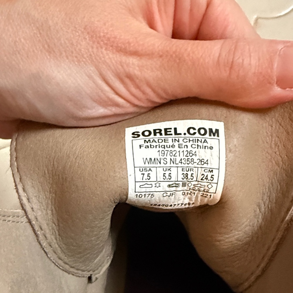 Sorel Wedge Lace-Up Ankle Boots - Picture 4 of 5